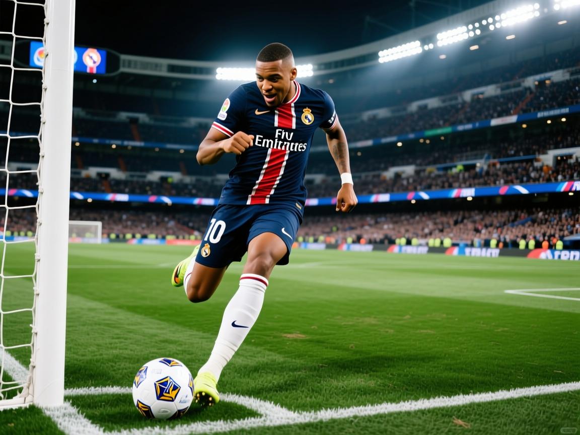 9射4正1球！姆巴佩平偶像进球纪录但皇马若以他为核心会被坑惨